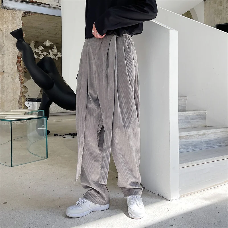 Men Straight Pants Fall Winter New Corduroy Korean Fashion Trend Classic Simple Casual Loose Pants
Men Straight Pants Fall Winter New Corduroy Korean Fashion Trend Classic Simple Casual Loose Pants