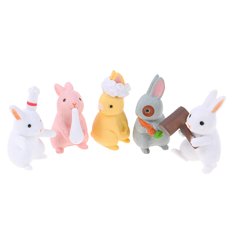 Family DIY Cute Rabbit Figurine Animal Model Resin Craft Micro Landscape Home Decor Miniature Fairy Garden Decoration Accessorie
Family DIY Cute Rabbit Figurine Animal Model Resin Craft Micro Landscape Home Decor Miniature Fairy Garden Decoration Accessorie