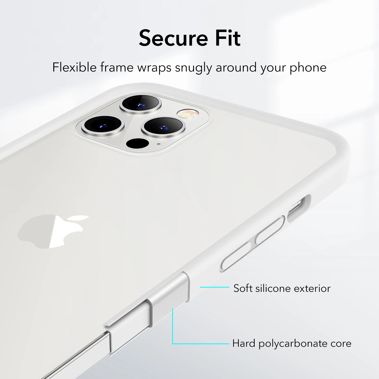 ESR for iPhone 12 Pro Max Liquid Silicone Bumper Case for iPhone 12/12 Pro Original Flexible Shockproof Frame Case for iPhone 12
ESR for iPhone 12 Pro Max Liquid Silicone Bumper Case for iPhone 12/12 Pro Original Flexible Shockproof Frame Case for iPhone 12
