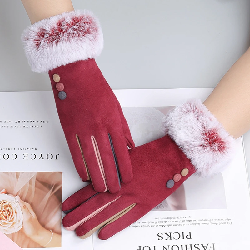 New Fashion Lady Gloves Mittens Women Winter Vintage Touch Screen Driving Keep Warm Windproof Gloves Dropshiping
New Fashion Lady Gloves Mittens Women Winter Vintage Touch Screen Driving Keep Warm Windproof Gloves Dropshiping