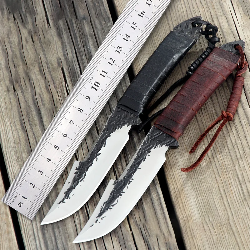 Stainless Steel High Hardness Fixed Blade Tactical Military Jungle Camping Survival Portable Straight Knife with Leather Knife
Stainless Steel High Hardness Fixed Blade Tactical Military Jungle Camping Survival Portable Straight Knife with Leather Knife