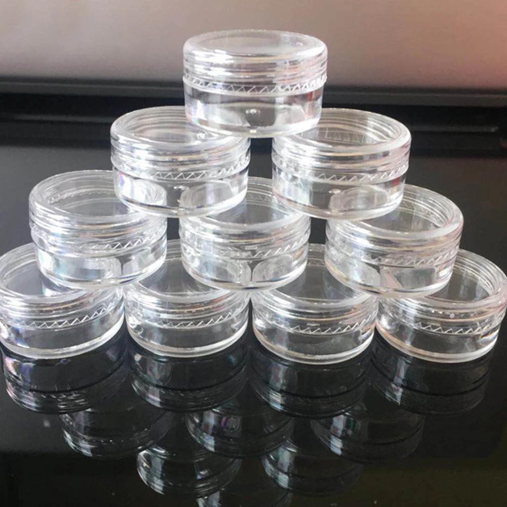 50Pcs Empty Jars Refillable Bottles Cosmetic Jars Makeup Container Small Round Bottle Little Cream Jar Series with Lid Multiuse
50Pcs Empty Jars Refillable Bottles Cosmetic Jars Makeup Container Small Round Bottle Little Cream Jar Series with Lid Multiuse