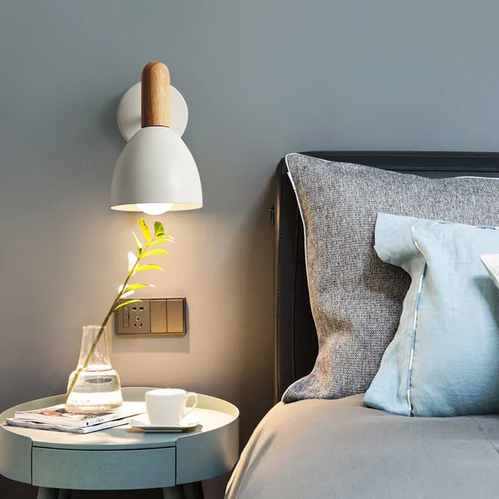Round head bedside lamp wall lamp wooden wall lights bedside wall lamp modern wall light for bedroom Nordic E27
Round head bedside lamp wall lamp wooden wall lights bedside wall lamp modern wall light for bedroom Nordic E27