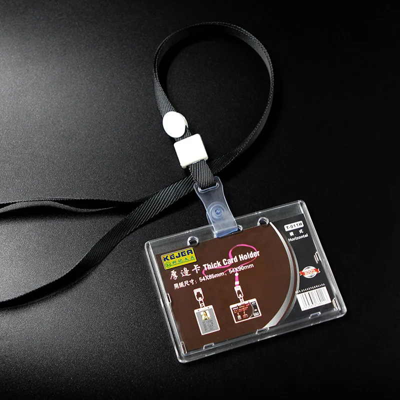 Men Women Bank Credit Card Holder Name ID Card Cover Work Card Holders Thick edge card Identity Badge with Lanyard Card Case
Men Women Bank Credit Card Holder Name ID Card Cover Work Card Holders Thick edge card Identity Badge with Lanyard Card Case