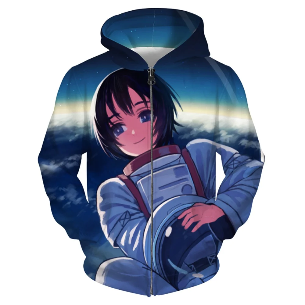 Men's Hoodie Zipper Anime Girl Hooded Sweatshirts Fashion Harajuku Streetwear For Men Long-Sleeve Polyester Anime Clothes Unisex
Men's Hoodie Zipper Anime Girl Hooded Sweatshirts Fashion Harajuku Streetwear For Men Long-Sleeve Polyester Anime Clothes Unisex