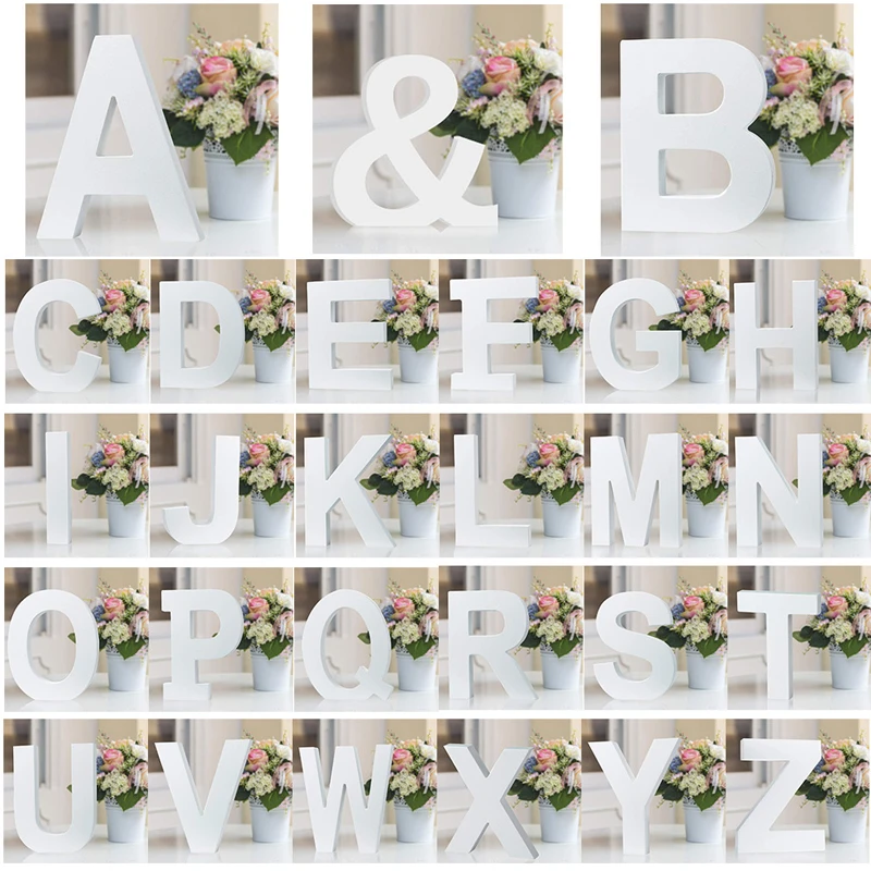 8 cm white wooden letters English letters DIY personalized name design craft free standing wedding birthday home decoration
8 cm white wooden letters English letters DIY personalized name design craft free standing wedding birthday home decoration