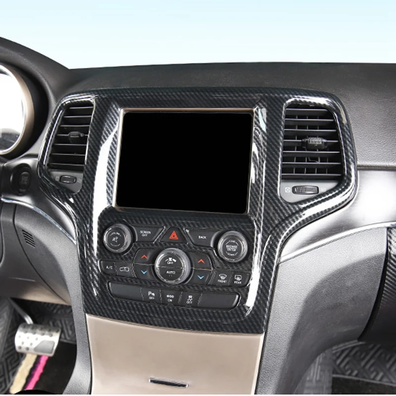 for Jeep Grand Cherokee 14-20 Carbon Fiber Central Console Navigation Panel Trim
for Jeep Grand Cherokee 14-20 Carbon Fiber Central Console Navigation Panel Trim