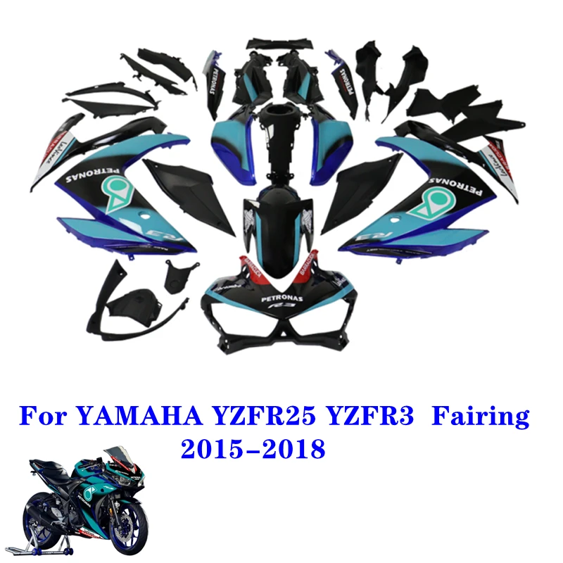 Комплект обтекателей для мотоцикла Yamaha R25 R3 2015 2016 2017, корпус из АБС-пластика, литые под давлением, Новинка
Комплект обтекателей для мотоцикла Yamaha R25 R3 2015 2016 2017, корпус из АБС-пластика, литые под давлением, Новинка