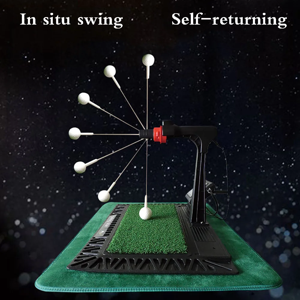 Indoor Digital Swing Practice Golf Swing Exerciser Trainer with English Panel Digital Screen & Auxiliary Voice
Indoor Digital Swing Practice Golf Swing Exerciser Trainer with English Panel Digital Screen & Auxiliary Voice