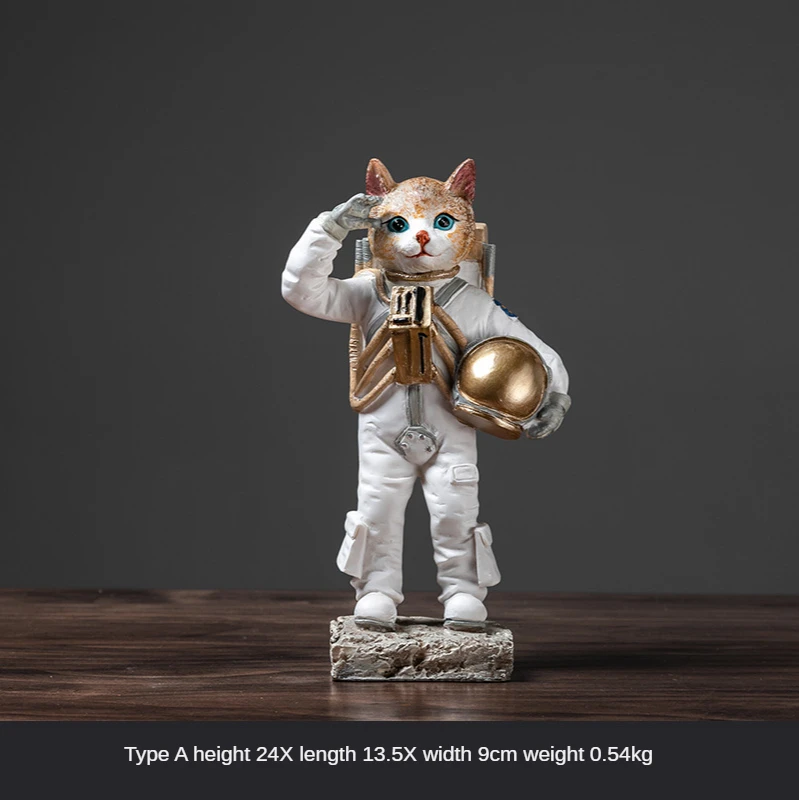 Nordic creative space cat crafts resin ornaments home living room TV cabinet decoration
Nordic creative space cat crafts resin ornaments home living room TV cabinet decoration