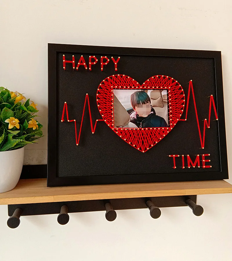 DIY Handicrafts Three-dimensional Happy Birthday Rope Drawing Nail Thread Drawing DIY Gift Yarn Handmade Decorative Painting
DIY Handicrafts Three-dimensional Happy Birthday Rope Drawing Nail Thread Drawing DIY Gift Yarn Handmade Decorative Painting
