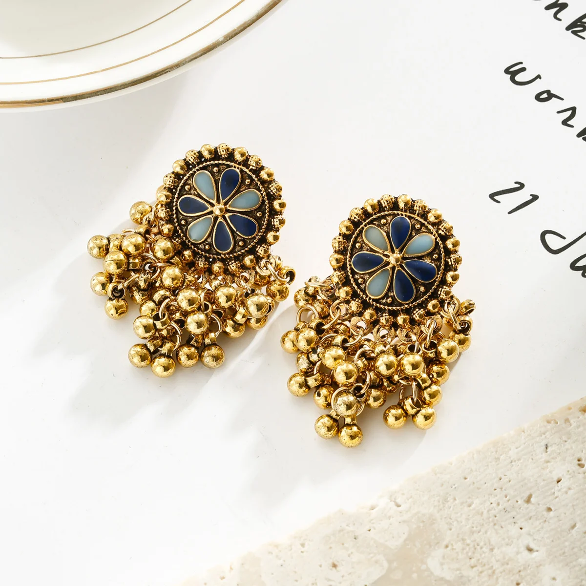 Tassel Women's Gold Color Afghan Pearl Beaded Earrings Turkey Bijoux Vintage Drop Earrings Ethnic Tribe Indian Jewelry Bollywood
Tassel Women's Gold Color Afghan Pearl Beaded Earrings Turkey Bijoux Vintage Drop Earrings Ethnic Tribe Indian Jewelry Bollywood