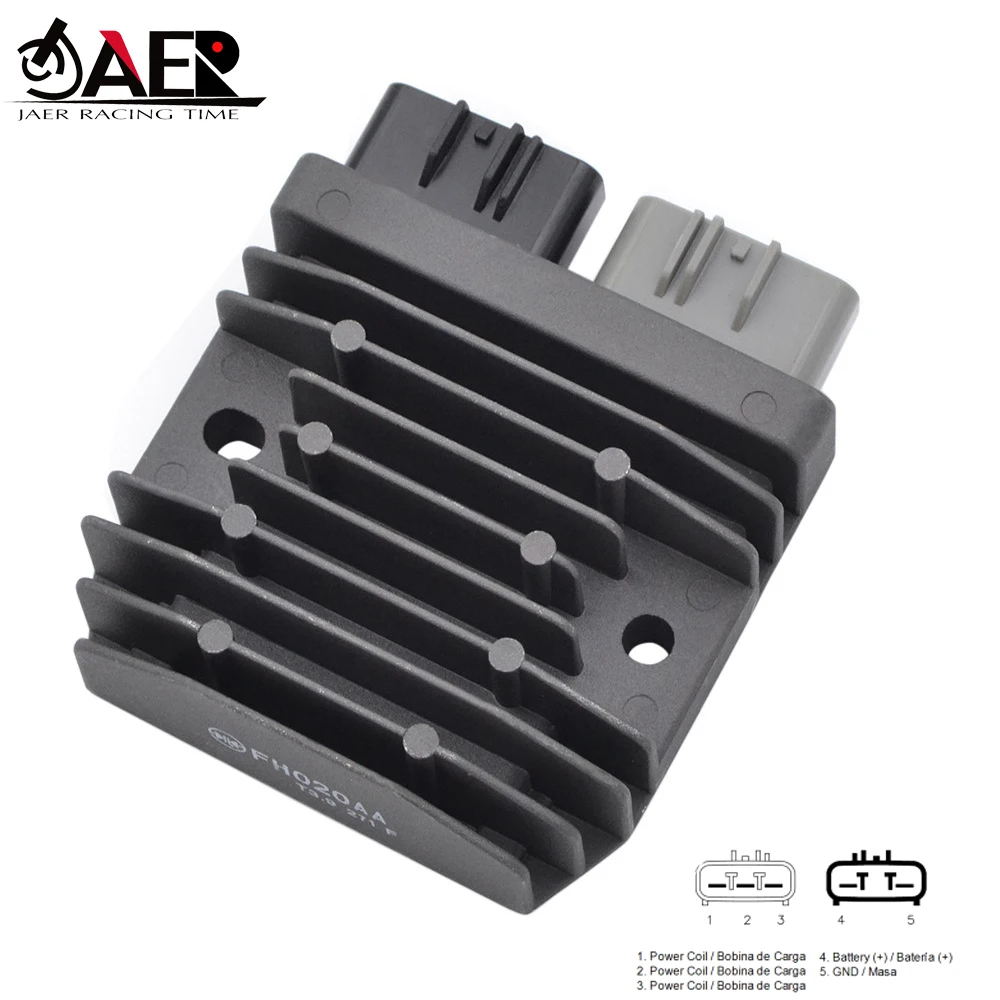JAER FH020AA Motorcycle Regulator Rectifier 32800-26J00 for Suzuki AN650 AN650Z 2013-2016 GSX S1000 GSX-S1000A GSX-S1000F 2016
JAER FH020AA Motorcycle Regulator Rectifier 32800-26J00 for Suzuki AN650 AN650Z 2013-2016 GSX S1000 GSX-S1000A GSX-S1000F 2016
