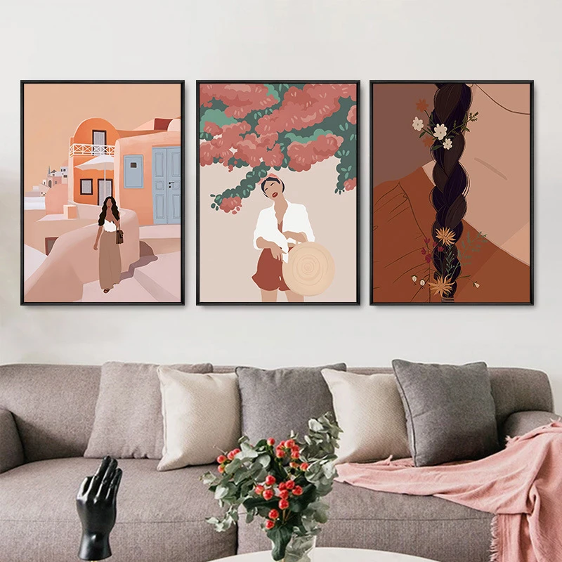 Nordic Flowers Woman Posters and Prints Modern Girls Canvas Paintings Modern Art Wall Pictures for Bedroom Home Decoration
Nordic Flowers Woman Posters and Prints Modern Girls Canvas Paintings Modern Art Wall Pictures for Bedroom Home Decoration