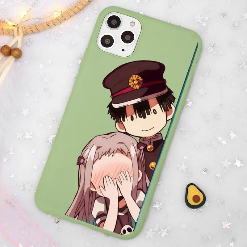 Japanese Comics Hanako Kun Manga Phone Case Candy Color Green for iPhone 11 12 pro XS MAX 8 7 6 6S Plus X SE 2020 XR
Japanese Comics Hanako Kun Manga Phone Case Candy Color Green for iPhone 11 12 pro XS MAX 8 7 6 6S Plus X SE 2020 XR
