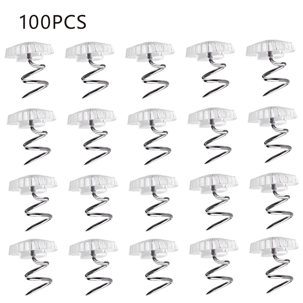 Spiral Nail Bed Skirt Pins Sofa Pins Fixed Clear Heads Twist Pins Nail For Upholstery Blankets Chair DIY Handcraft Accessories
Spiral Nail Bed Skirt Pins Sofa Pins Fixed Clear Heads Twist Pins Nail For Upholstery Blankets Chair DIY Handcraft Accessories