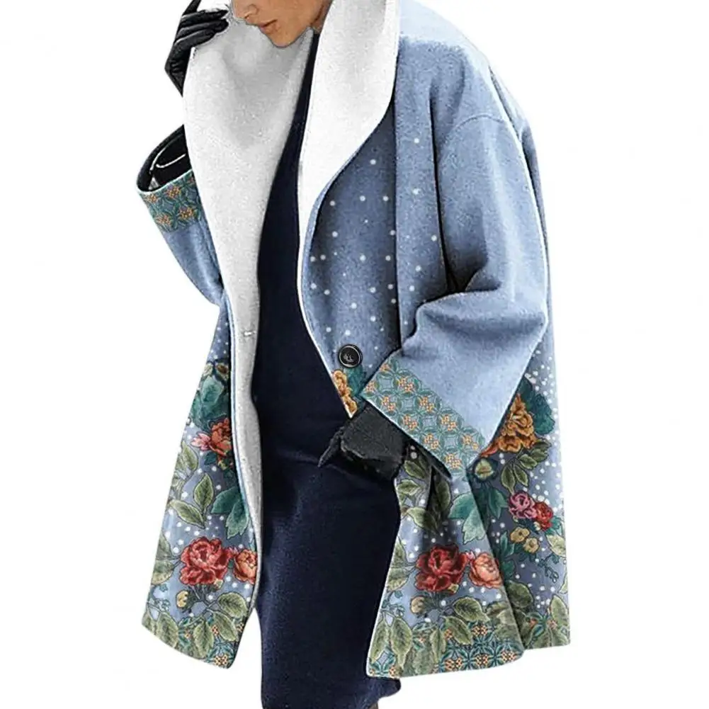 Long Sleeve Women Coat Single Button Tweed Outerwear Woolen Harajuku Pattern Women Coat Top Mid-length Jacket Coat for Daily
Long Sleeve Women Coat Single Button Tweed Outerwear Woolen Harajuku Pattern Women Coat Top Mid-length Jacket Coat for Daily