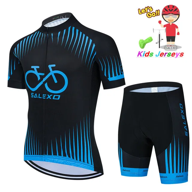 Children's short-sleeved cycling jersey suit boys 2021 summer mountain bike wear breathable road bike cycling jersey shorts set
Children's short-sleeved cycling jersey suit boys 2021 summer mountain bike wear breathable road bike cycling jersey shorts set