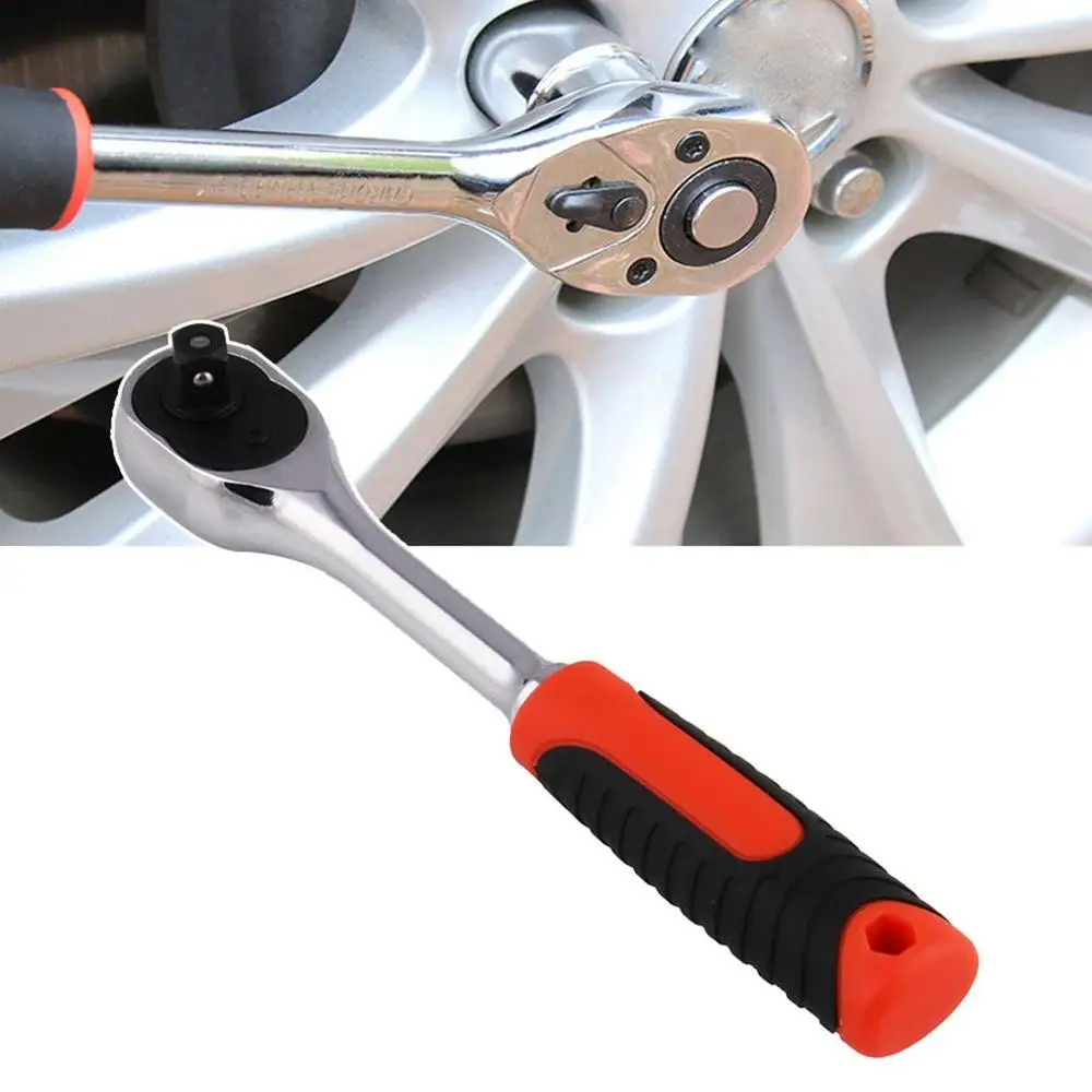 Hot SP 011 Chrome vanadium steel 1/2" Drive Socket Ratchet Wrench 10" Quick-Release Composite Offset Ratchet 72-Tooth Oval Head
Hot SP 011 Chrome vanadium steel 1/2" Drive Socket Ratchet Wrench 10" Quick-Release Composite Offset Ratchet 72-Tooth Oval Head