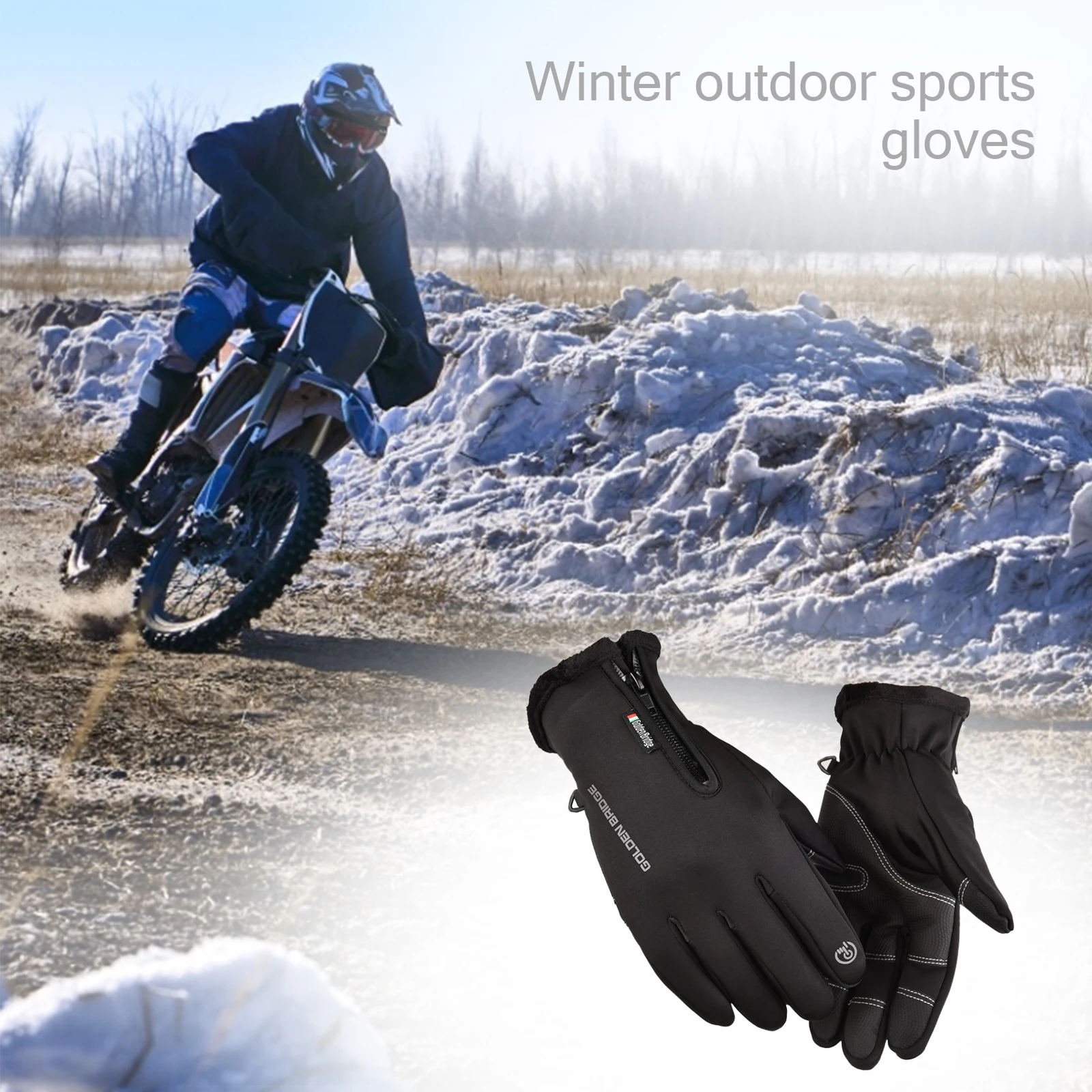 Outdoor Winter Gloves Waterproof Moto Thermal Fleece Lined Resistant Touch Screen Non-slip Motorbike Riding Equipments Parts New
Outdoor Winter Gloves Waterproof Moto Thermal Fleece Lined Resistant Touch Screen Non-slip Motorbike Riding Equipments Parts New