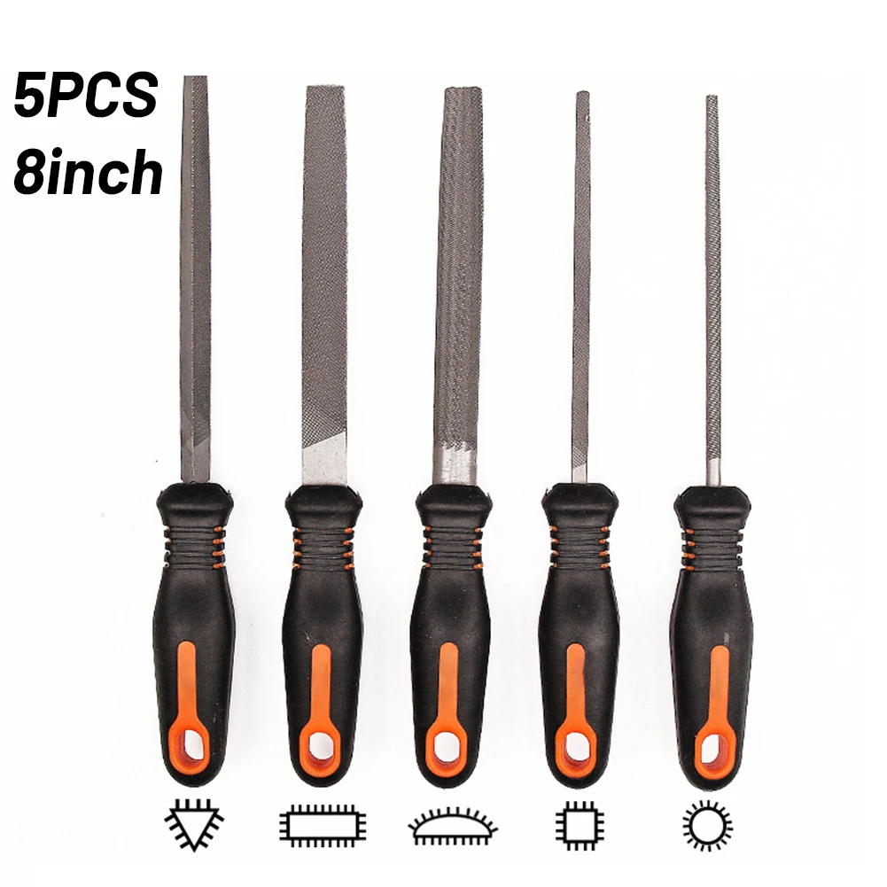 5 Piece 8inch Cut File Set Round Square Flat Half-Round Hand Tool Kit For Metal Hand Files For Wood Metal Jade Plastic Pipe
5 Piece 8inch Cut File Set Round Square Flat Half-Round Hand Tool Kit For Metal Hand Files For Wood Metal Jade Plastic Pipe