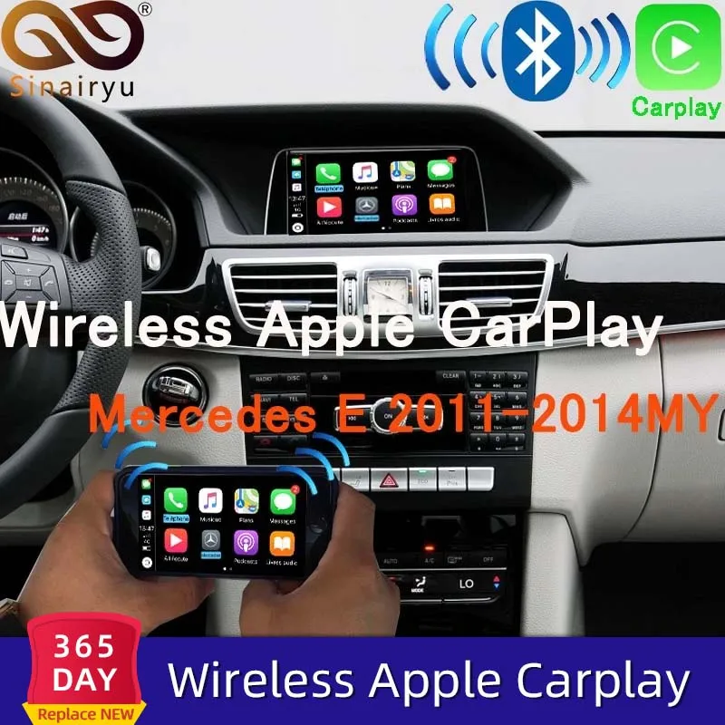 Sinairyu wifi беспроводной Apple Carplay для Mercedes NTG4.5 4 7 C CLA CLS класс W204 2013-2015 Обновление Android