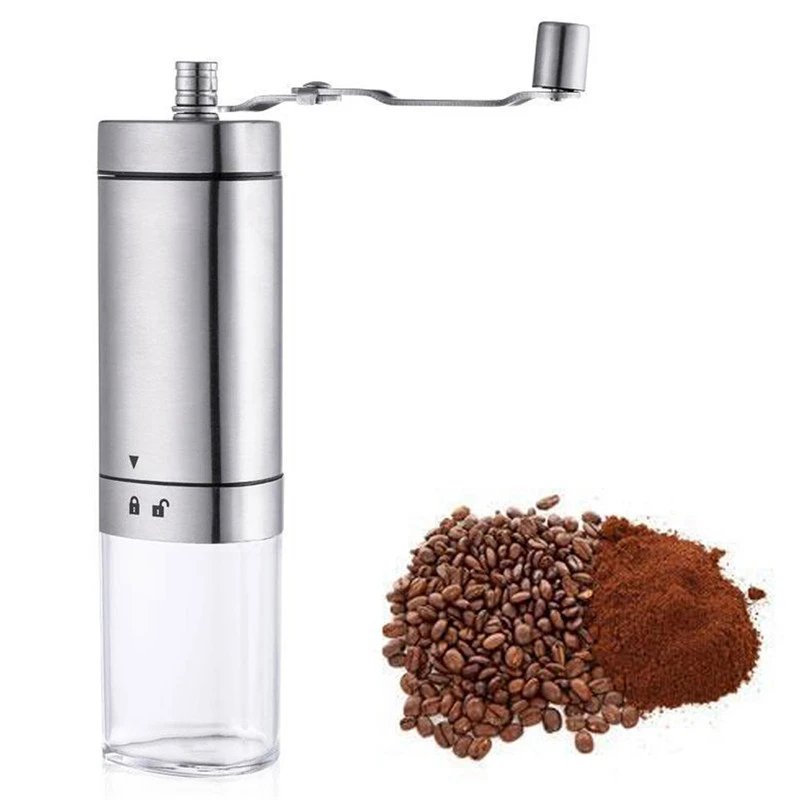 Manual Coffee Grinder Coffee Maker ceramics Core 304 Stainless Steel Hand Burr Mill Grinder Ceramic Corn Coffee Grinding Machine
Manual Coffee Grinder Coffee Maker ceramics Core 304 Stainless Steel Hand Burr Mill Grinder Ceramic Corn Coffee Grinding Machine