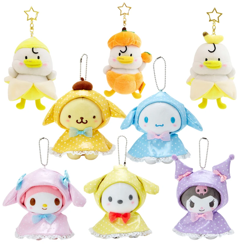 10cm Cartoon Kawaii Stuffed Raincoat Melody Kuromi Cinnamoroll Purin Dog Plush Doll Toy Anime Animals Cute Plushie Pendant Toys
10cm Cartoon Kawaii Stuffed Raincoat Melody Kuromi Cinnamoroll Purin Dog Plush Doll Toy Anime Animals Cute Plushie Pendant Toys