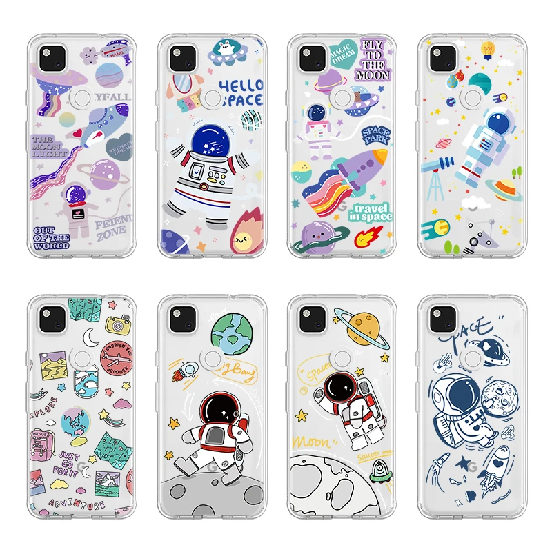Cute Astronaut Space Coque Cover 5.0 for Google Pixel Case for Google Pixel 4 4A 5A 5 2 3 3A XL 5G 6 6Pro Phone Back Coque Cover
Cute Astronaut Space Coque Cover 5.0 for Google Pixel Case for Google Pixel 4 4A 5A 5 2 3 3A XL 5G 6 6Pro Phone Back Coque Cover