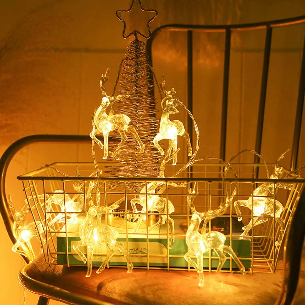 Led Sika Deer Light String Christmas Elk Shape Decoration Lantern Transparent Light String Decoration for Bedroom Room Wall
Led Sika Deer Light String Christmas Elk Shape Decoration Lantern Transparent Light String Decoration for Bedroom Room Wall