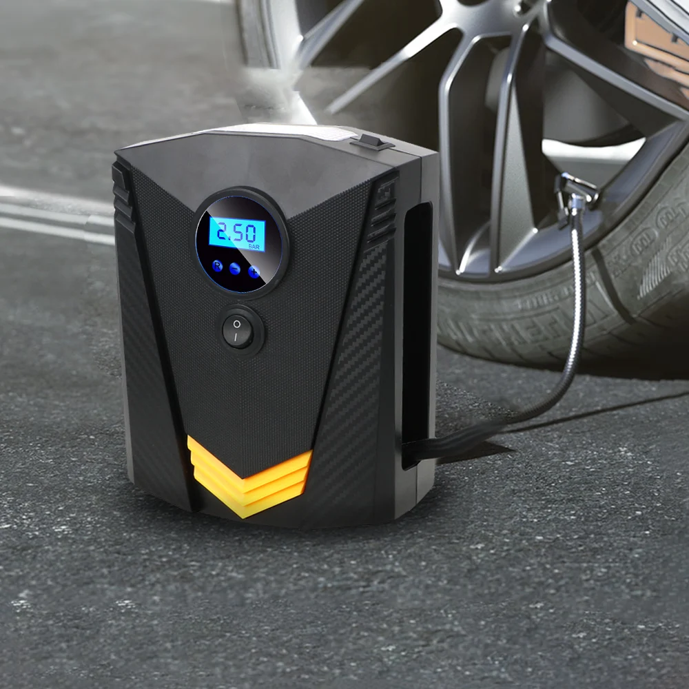 LED Light Tire Pump Digital Tire Inflator DC 12V Car Air Compressor Pump Portable for Car Motorcycle 150 PSI Auto Air Pump
LED Light Tire Pump Digital Tire Inflator DC 12V Car Air Compressor Pump Portable for Car Motorcycle 150 PSI Auto Air Pump