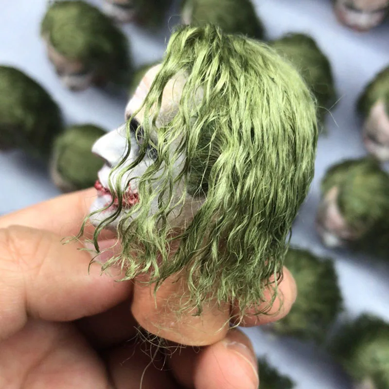 1/6 Robber Joker Heath Ledger Head Sculpt Green Hair Transplant Soldier Head Carving Fit 12'' Male Action Figure
1/6 Robber Joker Heath Ledger Head Sculpt Green Hair Transplant Soldier Head Carving Fit 12'' Male Action Figure