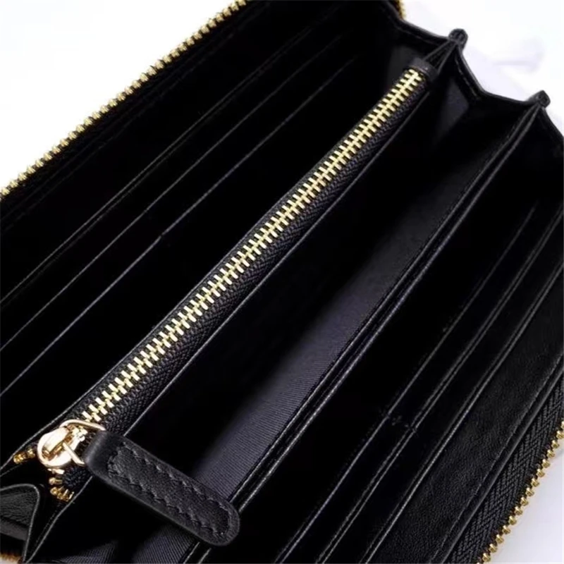 Luxury Top Quality CF Design Purse Women Hasp Wallets Cow Leather Female dobble Purse Long Womens Wallets Ladies Clutches
Luxury Top Quality CF Design Purse Women Hasp Wallets Cow Leather Female dobble Purse Long Womens Wallets Ladies Clutches