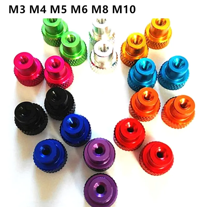 M3 M4 M5 M6 M8 M10 Hand Tighten Flange Nut Aluminum Knurled Hand Thumb Nuts For FPV RC Models
M3 M4 M5 M6 M8 M10 Hand Tighten Flange Nut Aluminum Knurled Hand Thumb Nuts For FPV RC Models