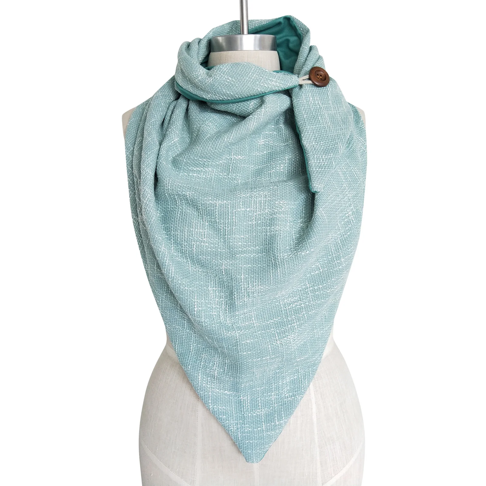 Women Autumn Winter Solid Color Button Star Soft Wrap Thick Warm Scarf Shawl
Women Autumn Winter Solid Color Button Star Soft Wrap Thick Warm Scarf Shawl