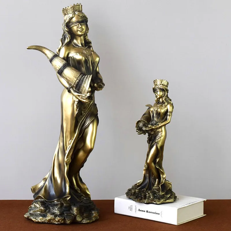GREEK MYTHOLOGY THE GODDESS OF FORTUNE RESIN STATUE CRAFTWORK MODEL HOME DECORATION ACCESSORIES MODERN DECORATIONS
GREEK MYTHOLOGY THE GODDESS OF FORTUNE RESIN STATUE CRAFTWORK MODEL HOME DECORATION ACCESSORIES MODERN DECORATIONS