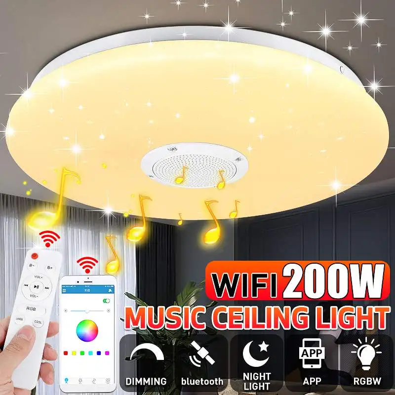 200 Вт Wifi современный RGB светодиодный потолочный светильник s Home Light ing APP bluetooth музыкальный светильник с дистанционным управлением лампы для с...
200 Вт Wifi современный RGB светодиодный потолочный светильник s Home Light ing APP bluetooth музыкальный светильник с дистанционным управлением лампы для с...