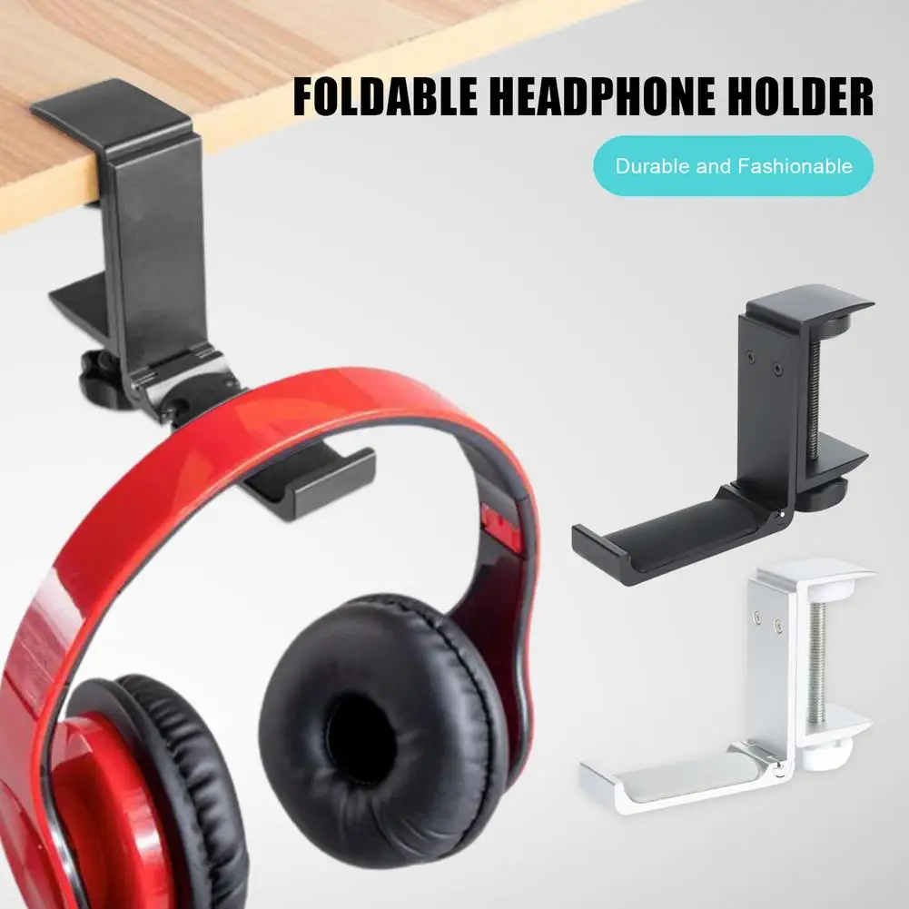 Alloy Headphone Holder Headset Bracket Desk Headphone Holder Foldable Aluminum Hanger Bracket Foldable Earphone Stand Desktop 
Alloy Headphone Holder Headset Bracket Desk Headphone Holder Foldable Aluminum Hanger Bracket Foldable Earphone Stand Desktop