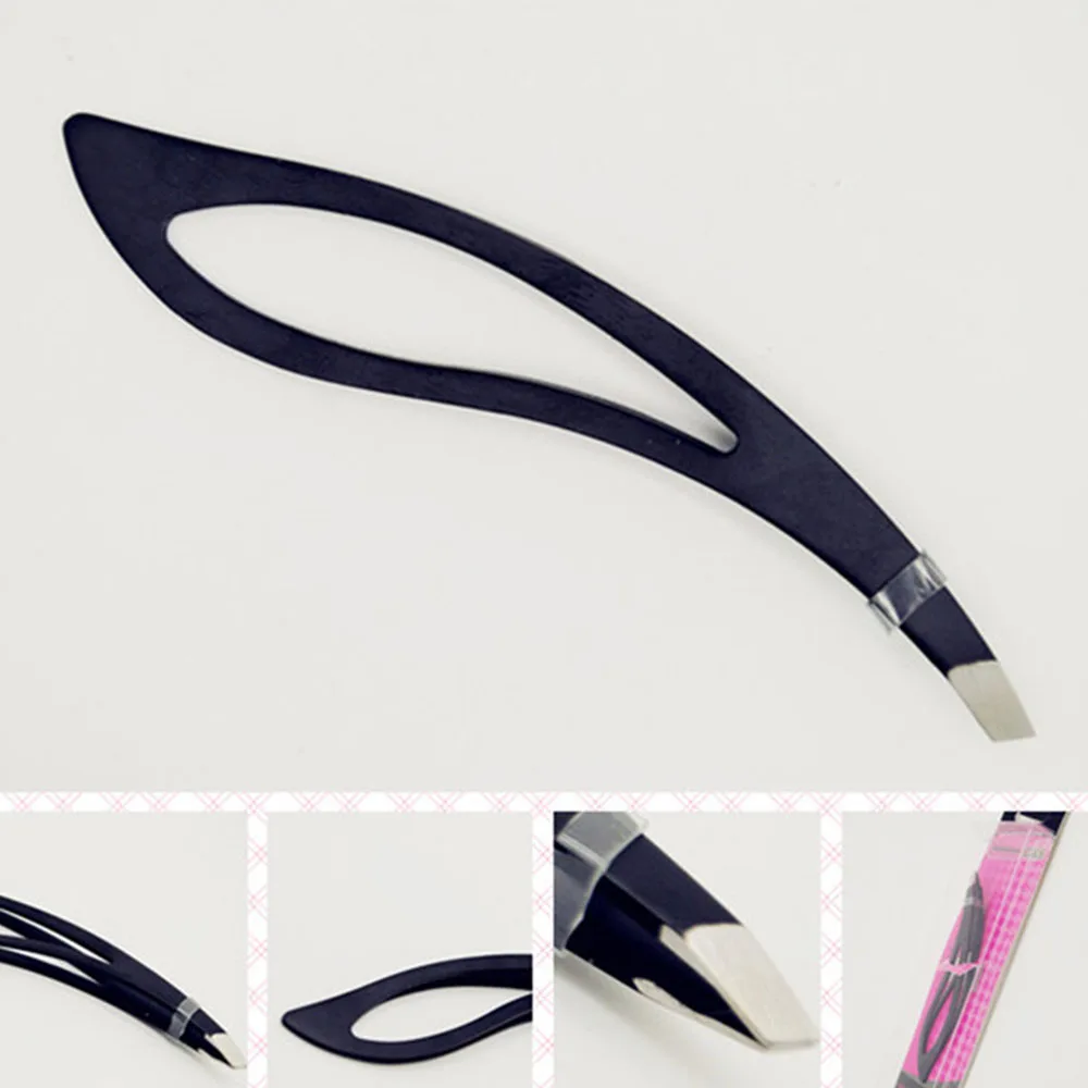 1PC Black Color Eyebrow Tweezer Hair Beauty Slanted Puller Stainless Steel Eye Brow Clips Makeup Cosmetic Tool
1PC Black Color Eyebrow Tweezer Hair Beauty Slanted Puller Stainless Steel Eye Brow Clips Makeup Cosmetic Tool