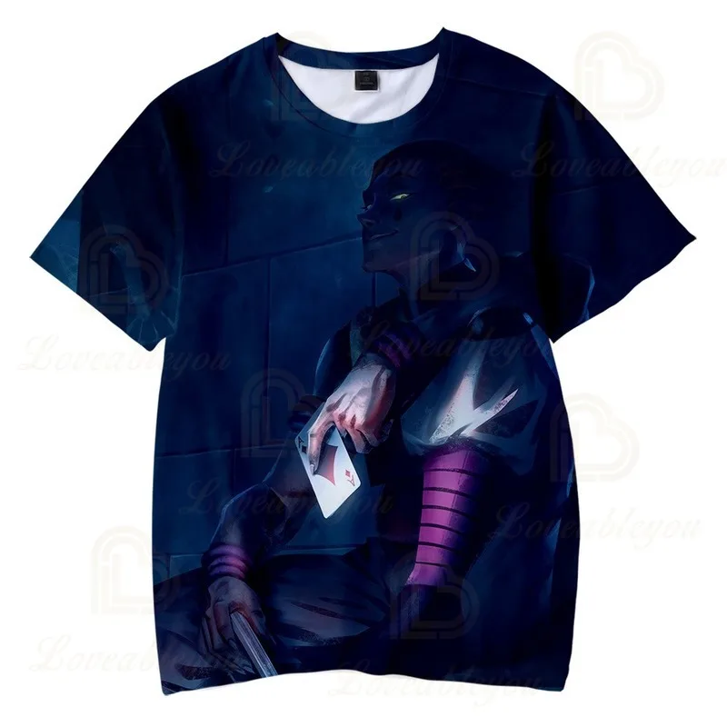 2019 Summer Hunter Hunter Hisoka Adult Children's Clothing 3D Digital Printing Short-sleeved T-shirt Men Round Neck Tee Tops
2019 Summer Hunter Hunter Hisoka Adult Children's Clothing 3D Digital Printing Short-sleeved T-shirt Men Round Neck Tee Tops