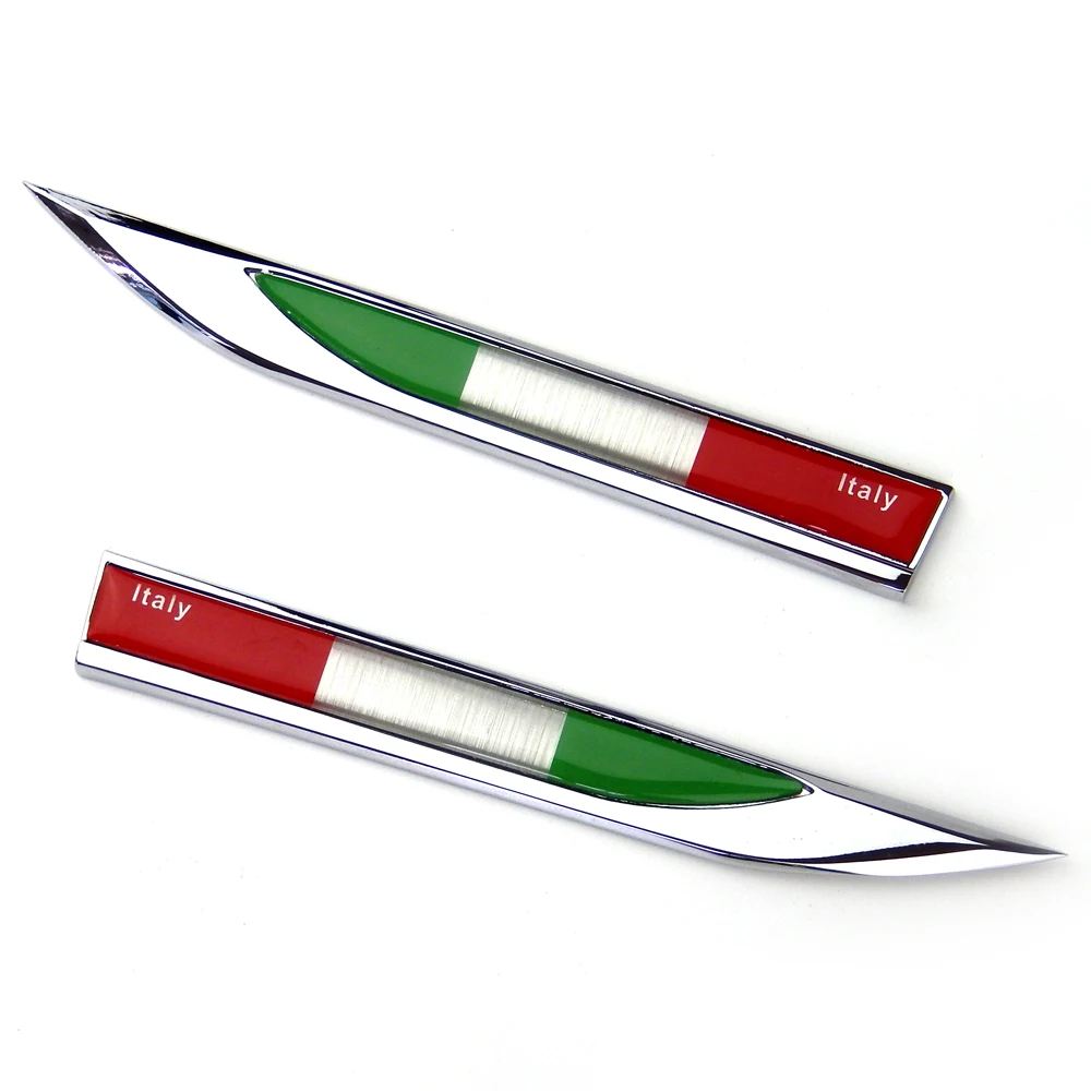 2PCS ITALY ITALIAN FLAG Side Fender Skirts Knife Type Sticker Badge Emblem Decal
2PCS ITALY ITALIAN FLAG Side Fender Skirts Knife Type Sticker Badge Emblem Decal