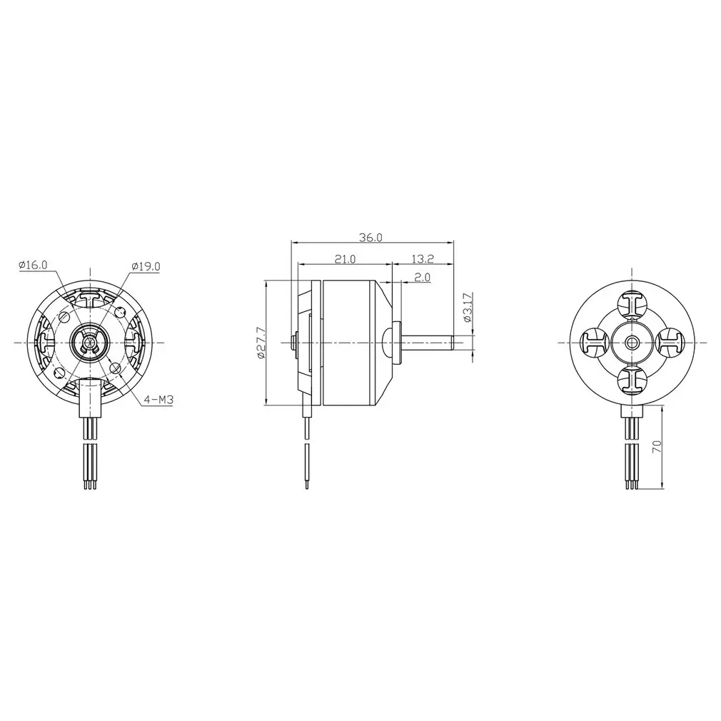 DXW A2208 1100KV 2-4S Outrunner Brushless Motor for RC FPV Fixed Wing Drone Airplane Aircraft Multicopter 9050 Propeller
DXW A2208 1100KV 2-4S Outrunner Brushless Motor for RC FPV Fixed Wing Drone Airplane Aircraft Multicopter 9050 Propeller