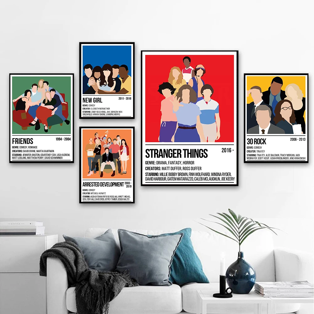 Friends Classic TV Show Gifts Painting New Girl Poster and Prints Fan Gifts Wall Art Pictures for Living Room Bedroom Home Decor
Friends Classic TV Show Gifts Painting New Girl Poster and Prints Fan Gifts Wall Art Pictures for Living Room Bedroom Home Decor