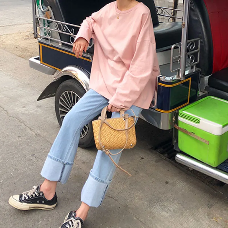 SML 4 colors 2019 korean chic style women slim denim Pants Casual blue high waist jeans for women straight pants (x966)
SML 4 colors 2019 korean chic style women slim denim Pants Casual blue high waist jeans for women straight pants (x966)