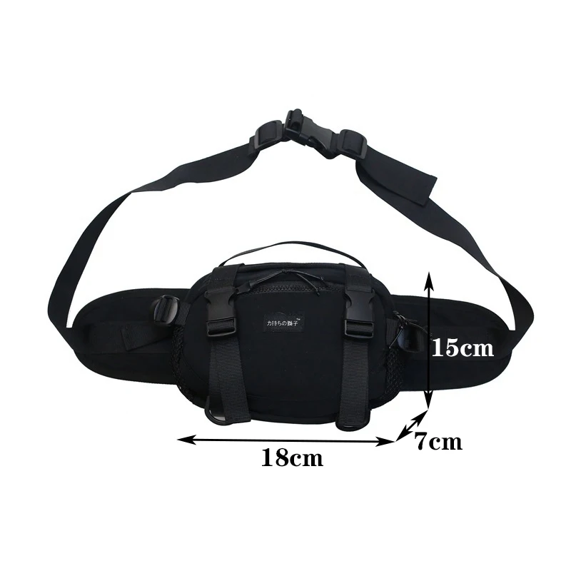 Women Nylon Waist Bag Fashion Hip hop Chest pack Korean Sports Crossbody Fanny pack Unisex Handbag Function Waist pack Purse New
Women Nylon Waist Bag Fashion Hip hop Chest pack Korean Sports Crossbody Fanny pack Unisex Handbag Function Waist pack Purse New
