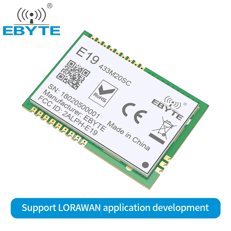 Ebyte SX1278 Chip Board LoRa LoRaWAN Wireless Module E19-433M20SC 5000m Long Distance Transmitter Receiver Spi Module LoRa
Ebyte SX1278 Chip Board LoRa LoRaWAN Wireless Module E19-433M20SC 5000m Long Distance Transmitter Receiver Spi Module LoRa