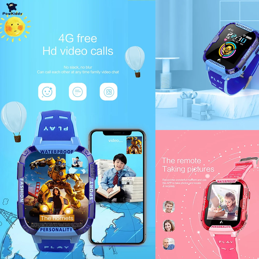 POWKIDDY 2021 The NES Smart Watch Smart Kids Gift 4G Pluggable SIM Card GPS Positioning WiFi Connection HD Video Call Birthday
POWKIDDY 2021 The NES Smart Watch Smart Kids Gift 4G Pluggable SIM Card GPS Positioning WiFi Connection HD Video Call Birthday