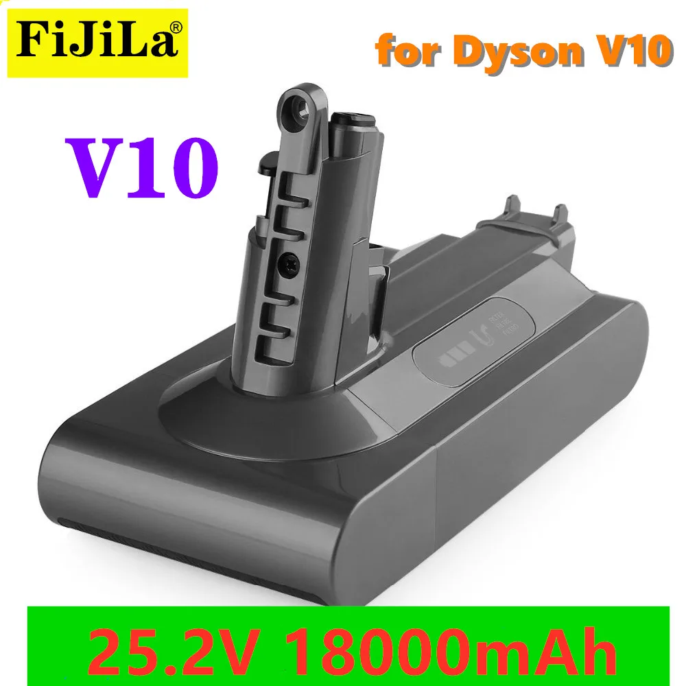 New 25.2V 18.0Ah Lithium Rechargeable Battery For Dyson Vacuum Cleaner V10 Absolute V10 Animal V10 Total Clean SV12 V10 Fluffy
New 25.2V 18.0Ah Lithium Rechargeable Battery For Dyson Vacuum Cleaner V10 Absolute V10 Animal V10 Total Clean SV12 V10 Fluffy