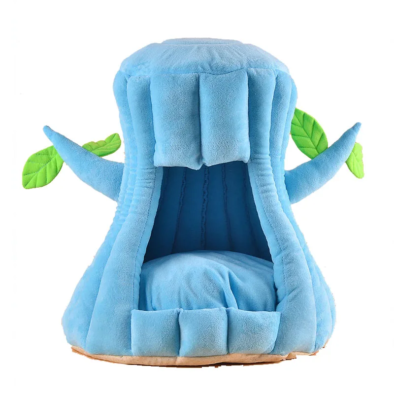 HEYPET Cat Warm Cave Lovely Tree Design Puppy Winter Bed House Kennel Fleece Soft Nest For Small Medium Dog for Cats | Дом и сад