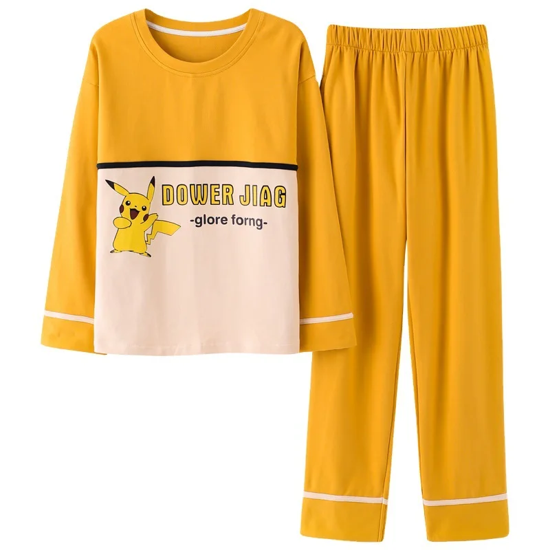 Spring and Autumn Knitted Cotton Lovers Cute Turtleneck Homewear Creative Style Men and Women Long Sleeve Trousers Pajamas Set
Spring and Autumn Knitted Cotton Lovers Cute Turtleneck Homewear Creative Style Men and Women Long Sleeve Trousers Pajamas Set